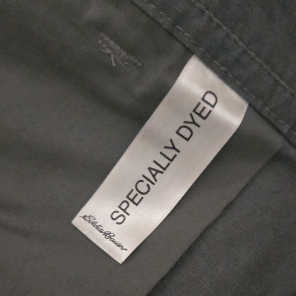 Women's Eddie Bauer Adventurer Sretch Ripstop Dark Gray Cargo Pants - Picture 4 of 7